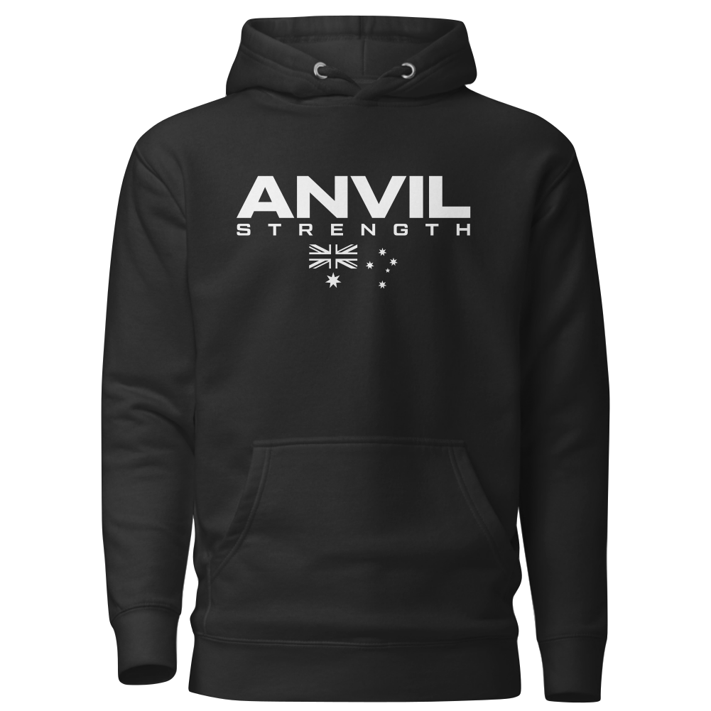 Anvil Basic with Flag Hoodie