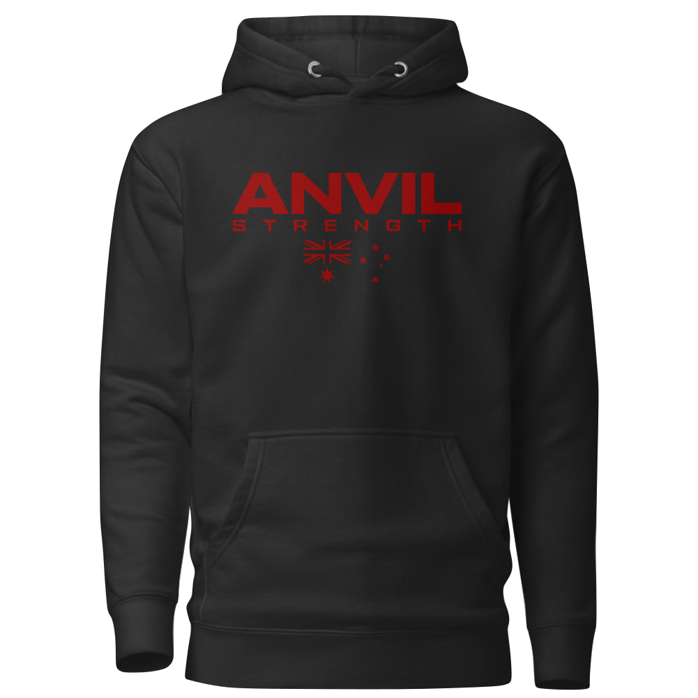 Anvil Basic with Flag Hoodie