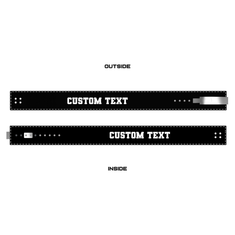 Custom lever powerlifting belt design preview