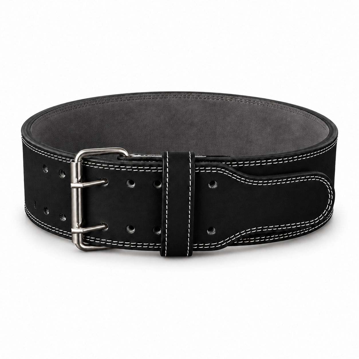 Black / Dark Grey custom Buckle powerlifting belt colour combination