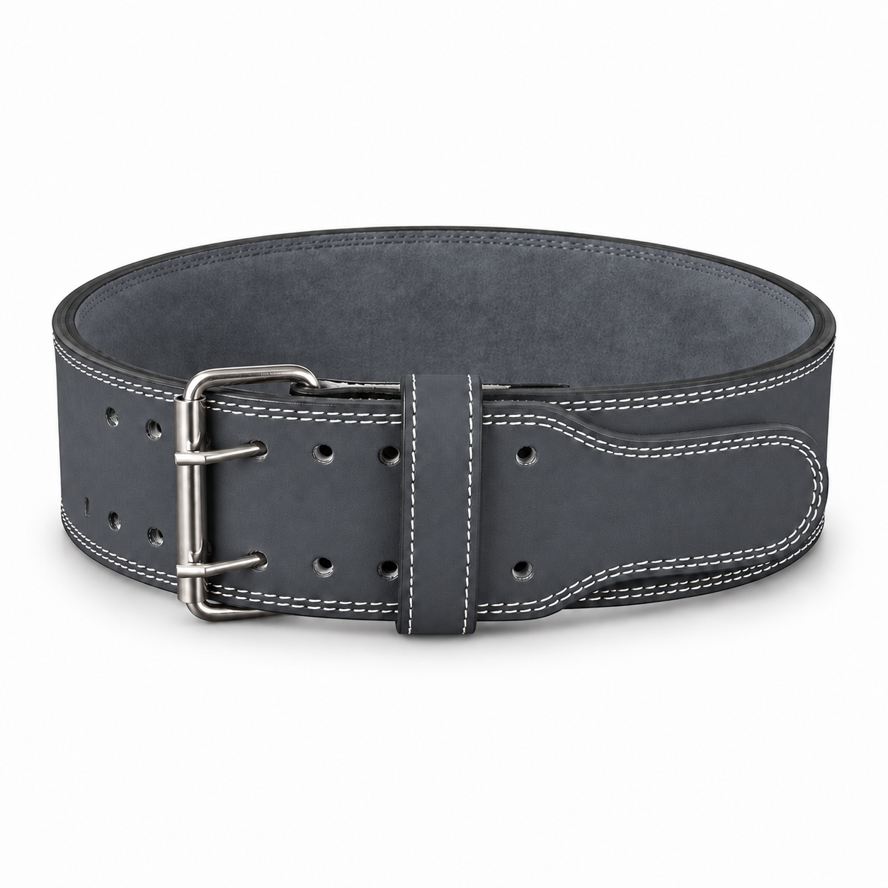 Dark Grey custom Buckle powerlifting belt colour combination