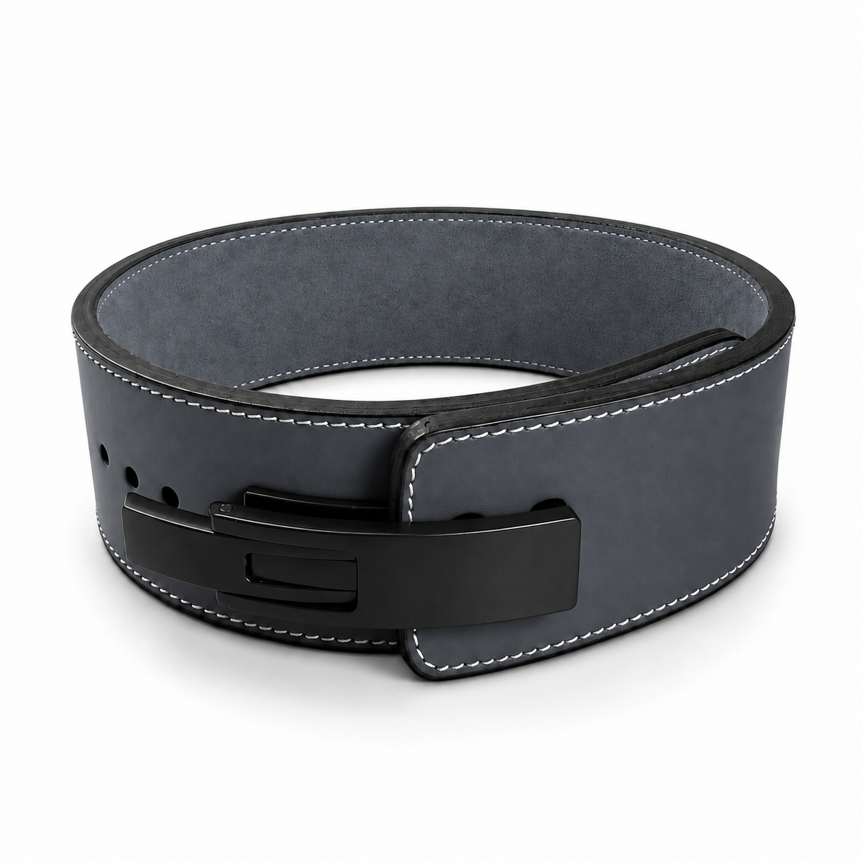 Dark Grey custom Lever powerlifting belt colour combination