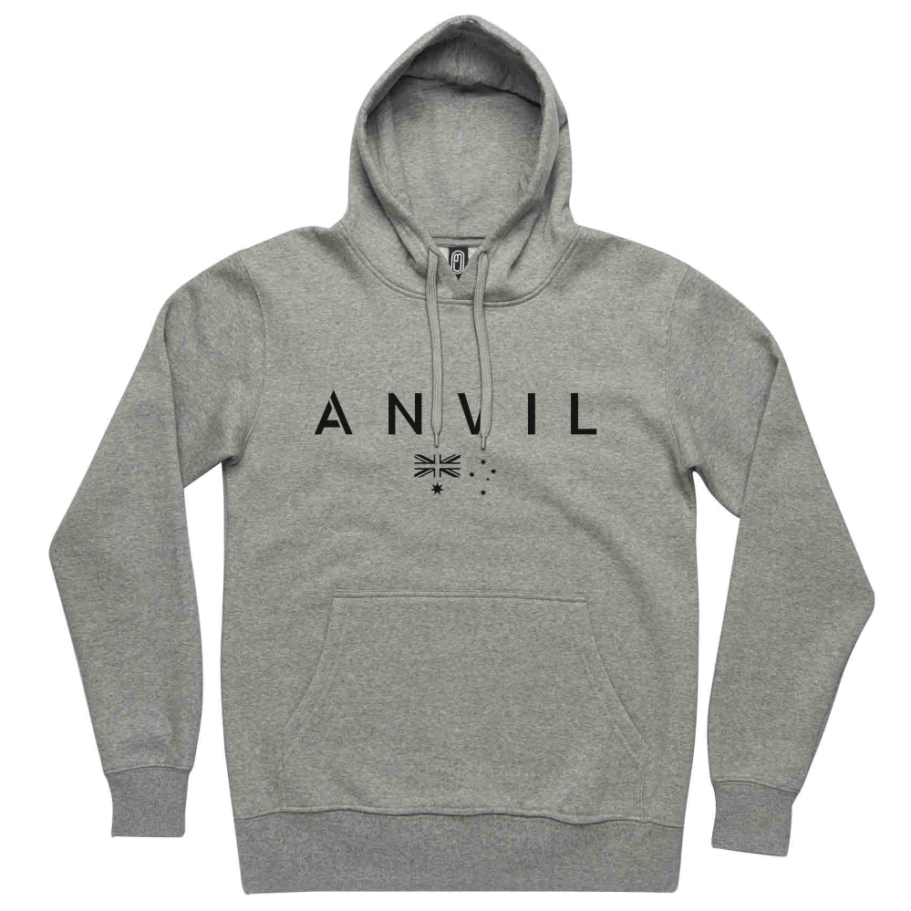 Anvil Basic with Flag Hoodie