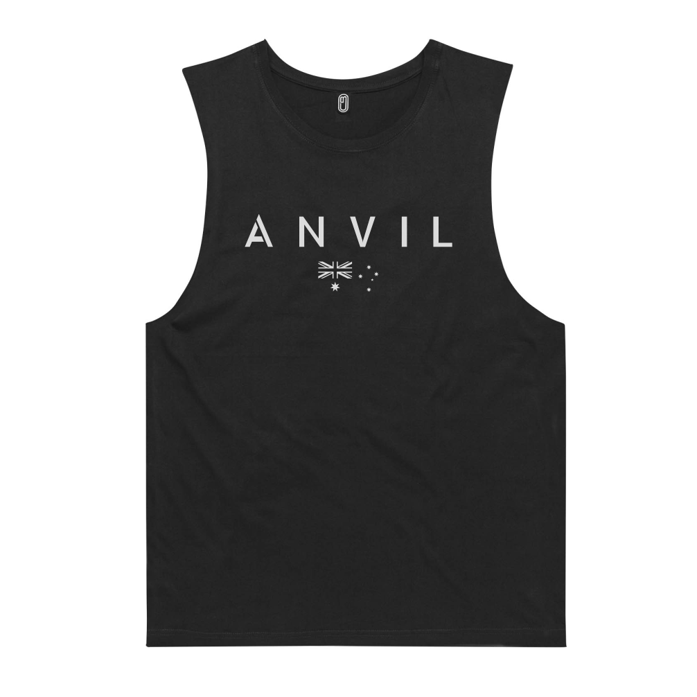 Anvil Basic with Flag Muscle Tank