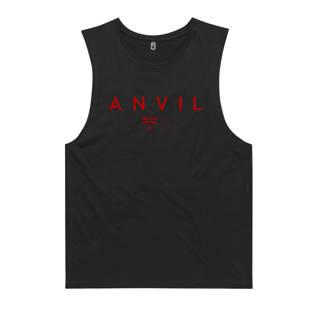 Anvil Basic with Flag Muscle Tank