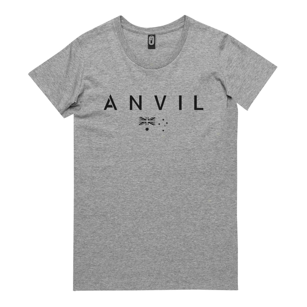 Anvil Basic with Flag Women's Tee