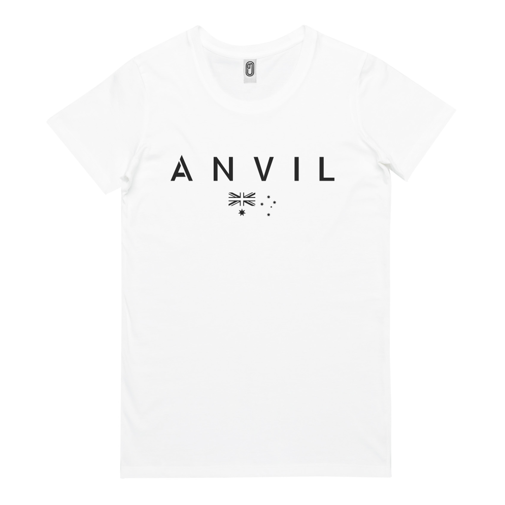 Anvil Basic with Flag Women's Tee