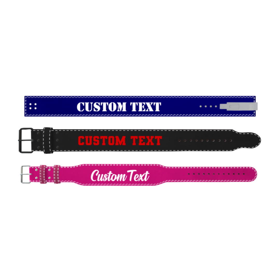 Custom weightlifting belts best sale